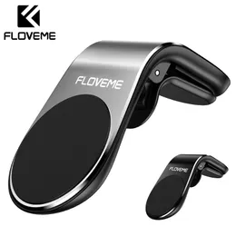 FloVeme Car Phone Holder för telefon i bilmobilstöd Magnetiskt telefonmonteringsstativ för surfplattor och smartphones Suporte Telefone