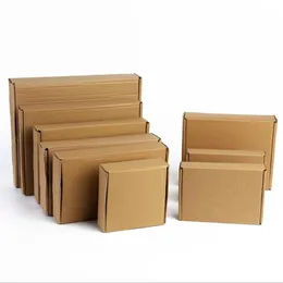 Mailers 20 STKS/Partij Bruin Kleine Papes dozzine Voor Zakelijke Post Verpakking 3lagen extra hard papier Mailing doos Express Verzend