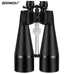 망원경 쌍안경 2023 Borwolf 쌍안경 25-75X80 Hight Dinition 방수 군사 망원경 조류 관찰 하이킹 사냥 스포츠 HKD230627