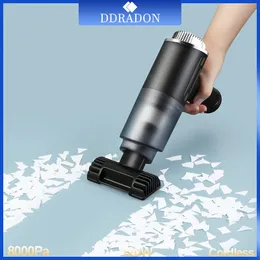 Vacuums 8000Pa Portable Vacuum Cleaner Wireless Handheld Mini Vaccum Cleaner For Car Home Pet Desktop Cleaning Cordless Vacuum Cleaner 230626