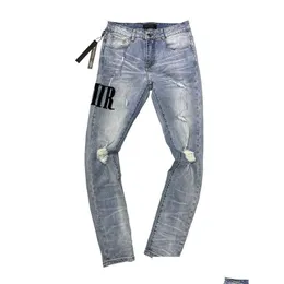 Jeans masculino Ss novo design de luxo masculino designer casual de alta qualidade slimleg marca famosa zíper magro hip hop drop delivery app dhnpu