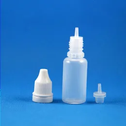 100セット15mlプラスチックドロッパーボトルタンパーエビデンスキャップE液滴蒸気e-liquide 15 ml CRFCT用の長い細い針チップノズル