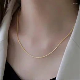 Hanger Kettingen Trendy Goud Kleur Sprankelende Sleutelbeen Ketting Choker Ketting Kraag Voor Vrouwen Fijne Sieraden Bruiloft Verjaardagscadeau 2023