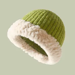 Rabbit Fur Winter Hats for Women 2022 KNITRITE BUDARZ HAT KOBIETA KALELIES Skullies Winter Fishman Cap