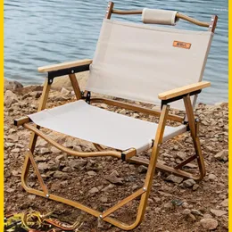 Campmöbler utomhus fällbar stol bärbar konststudent strand ultralätt camping pall fiske schäslong