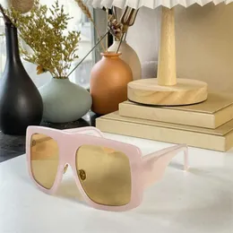 2023 إيطاليا العلامة التجارية الفاخرة المرأة النظارات الشمسية المتضخم درع إطار نظارات أنيقة مصمم الإناث الموضة العصرية Eyeglassesayfr