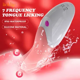 Вибраторы Tongue Licking Vibrator g Spot Стимулятор клитора Женский мастурбатор Вагинальные соски Оргазм Секс-игрушки Товары для взрослых 230626