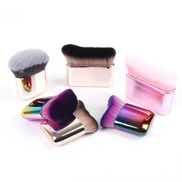 Makeup Tools Brush Body Neck Foundation Super Soft Borstles Multifunktionella Designer Beauty Brushes utgör 230627