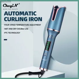 CKEYIN MULTI-AUTOMATIC HAIR CURLER HAIR CURLING IRON LCD CERAMIC ROTATION HAIR WAVER MAGIC CURLING WAND IRONS HAIR STYLING TOOLS L230520