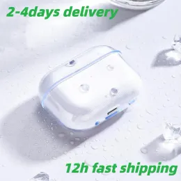 For Airpods pro 2 Earphones Accessories Apple airpods 3 Gen Protective Cover Wireless Bluetooth Earphones White PC Hard Shell Headphone Protecter