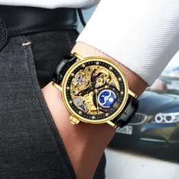 Elettrodomestici Kinyued 2021 orologi da polso sportivi maschili orologio automatico da uomo Tourbillon scheletro trasparente meccanico impermeabile da lavoro