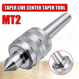 Gereedschapshouder Wolike Accuracy Steel Sier Mt2 0.001 Lathe Live Center Taper Tool Live Revoing Milling Center Taper Hine Accessories New