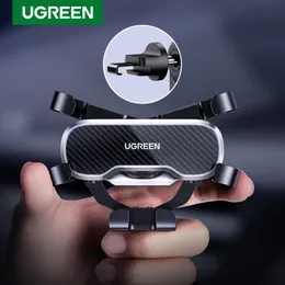 Ugreen Car Phone Holder in Car Hook Gravity Supporto per telefono cellulare Supporto per presa d'aria Supporto per telefono cellulare per iPhone 14 Xiaomi 10