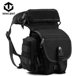 Multi-function Bags WINCENT Outdoor Leg Bag Waterproof Mountaineering Portable High Strength Durable Nylon Multifunctional Tactical Military Leg BagHKD230627