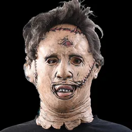 Party Masks Halloween Mask Texas Chainsaw Massacre Mascaras de Latex Realista Horror Scary Masque Cosplay Mascara Bloody Maski 230627
