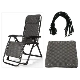 Yoga blockerar stol tessforest tyg tyg ersättare romb med snören för trädgårdslounge soffa vikbar sele stol 160x43cm 230626