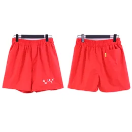 Moda charme designers shorts homens clássico carta ga bordado malha pano calças de praia ao ar livre sweatpants casual puro preto tamanho europeu