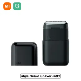 Xiaomi Mijia Braun Electric Shaver 5603 Original tragbarer Mini Flex Rasiermesser 2 Kopfrasierung wasserdichte Waschbart Trimmer