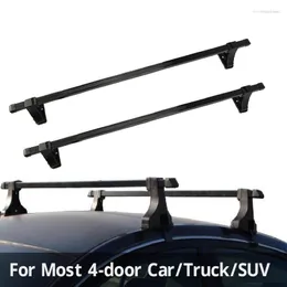 Pair 48inch Car Roof Rack Cross Bars 48" Crossbar Luggage Carrier Rail 35KG/75LBS For 4-door Car/truck/SUV