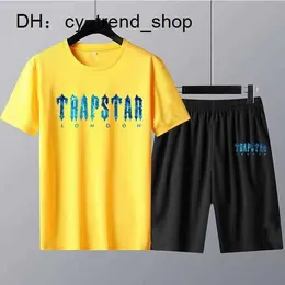 Erkek T-Shirt Yeni Yaz Trapstar Gömlek ve Şort Set Lüks Marka Pamuk Tshirt Baskı Parça Takım Elbise Kadın Eşofman Ücretsiz Kargo Z0221 51