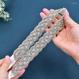 Cinture Cintura con strass Abiti da sposa fatti a mano Matrimonio Fascia da sposa Ribbion per accessori da donna