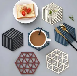 Dikdörtgen Isıya Dayanıklı Silikon Mat İçecek Kupası Bardak kaymaz Pot Tutucu Masa Placemat Mutfak Coaster Pad