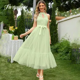 Urban Sexy Dresses Exquisite Yellow Quinceanera Oneck Aline Sleeveless Cocktail Party Evening For Woman 2023 Custom Made 230627