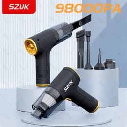 Vacuums Car Vacuum Cleaner Wireless Portable Cleaning Machine Akcesoria samochodowe do urządzenia do domu samochodowego Mocne ręczne środki czyszczące 230626