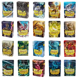 Outdoor Games Activities Dragon Shield 60PCS/box YGO Game Cards Sleeves Playing for Japanese Yu-Gi-Oh Small Sized MINI Board Game Cards Protector Cover 230626