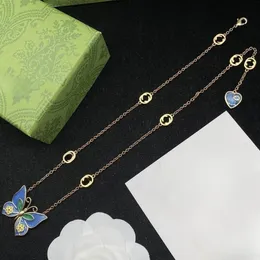 Classique haut de gamme populaire femme designer lettre pendentif collier chaîne élégante mode bijoux mariage saint valentin bijoux commémoratifs cadeaux