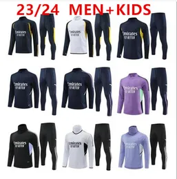 2023 24 25レアルマドリッドトラックスーツトレーニングスーツVini Jr Bellingham 23/24 Real Madrides Men and Kids Football Camavinga Sportiea Chandal Futbol Survetement S/2XL