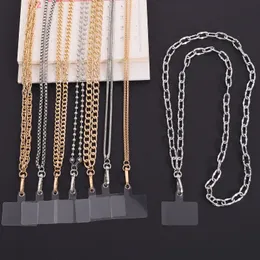 Portafoglio a catena universale in metallo Halter Chain Hanging Neck Sling Cordino con linguetta Guarnizione per telefoni cellulari Cinghie anti-smarrimento Grip Chain Accessori per tracolla