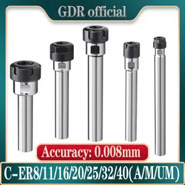 Gereedschapshouder Er Extension Rod C8 C10 C12 C16 C20 C25 C32 C40 Er8 Er11 Er16 Er20 Er25 Er32 Er Collet Chuck Cnc Milling Lengthen Tool Carrier