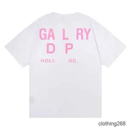 Herren T-Shirts Designer Galleryes Depts Shirt Alphabet Print Trendy Trend Basic Fashion Loose Short T-Shirt Half Tees727453