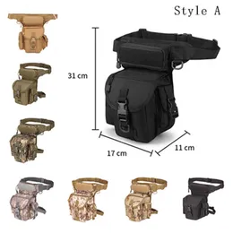 Multi-function Bags Military Waist Fanny Pack Weapons Tactics Ride Leg Bag For Men Waterproof Drop Utility Thigh Pouch Multi-Purpose Hip BeltHKD230627