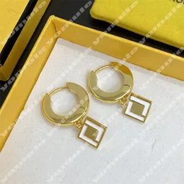 Brincos femininos de designer, pulseira clássica, marca de luxo, pulseira de ouro, moda masculina, carta, orelha, joias, acessórios para festa de casamento