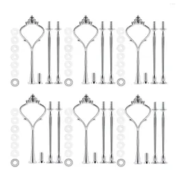 Baking Moulds 6 Set Tray Hardware For Cake Stand 3 Tier Fitting Holder Wedding And Party Serving