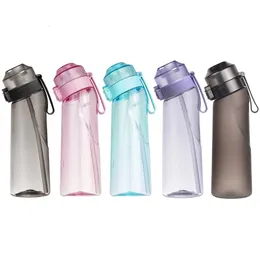 Tea Cups 650ml Air Flavored Water Bottle with A Taste Pods 0 Sugar Scent Up Cup Sports for Outdoor Fitness Drinking l230626