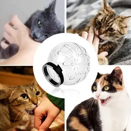 Grooming Antilicking Cat Muzzle Bath Grooming Protective Space Hood Antibite Breathable Grooming Mask Cat Grooming Supply Cat Headgear