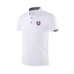 Orlando City SC Erkek ve Kadın Polo Moda Tasarımı Yumuşak Nefes Alabilir Mesh Spor T-Shirt Açık Hava Spor Gündelik Gömlek