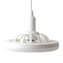 Ventilatori elettrici 85V-265V Ventilatore da soffitto da 10,2 pollici con lampada a sospensione estiva a luce LED da 30W Casa per cucina da ufficio