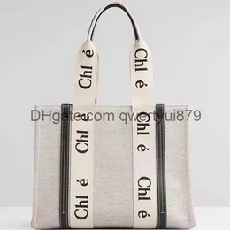 Sacos de noite Bolsa de ombro com estampa de letras listrada grande capacidade bolsa de lona feminina japonesa bolsa casual qwertyui879