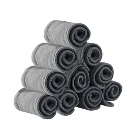 布おむつHappyFlute Inserts 35*13.5cm 5Layers Bamboo Charcoal Microfiber Fabric Fabric Disaper Liner Baby Nappy 230626