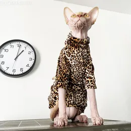 Abbigliamento Duomasumi Sphynx Cat Abibiti per babyFabric Sottoming Shirt Cat Outfit senza peli Costume Abbigliamento Sphynx abbigliamento