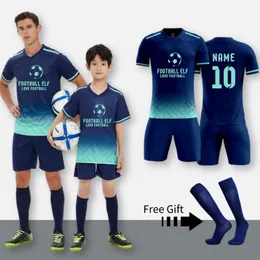 Bekleidungssets Trikots Trainingsanzug Set Fußball Set Sportbekleidung Uniformen DIY Erwachsene und Kinder Jungen Kurzarmtrikot 230626