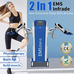 New RF infrared body shaping weight loss therapy 360 roller massage machine EMS sculpt tighten cellulite reduction spa device