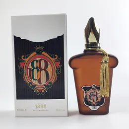 1888 Perfumes unissex 100ml de longa duração, fragrância fresca, spray corporal, perfume original para homens e mulheres