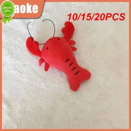 New 10/15/20PCS 16cm Long Durable Chew Molar Toy Crayfish Molar Training Toy Funny Sounding Toy Pets Supplies Plush New Style
