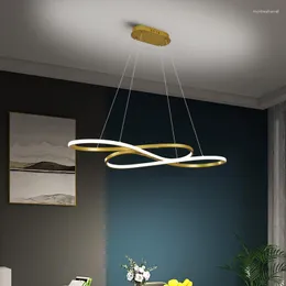 Lampy wiszące nordyckie światło nowoczesne światła LED do życia lampa jadalnia luminaire zawieszenie LUSTER Moderne