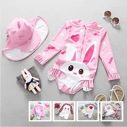 Swim wear Girls Swimsuit New 2020 One Piece Girls Swimwear Unicorn Children's Swimwear Printed Swimming Suits Unicorn 2020 Beachwear CZ900 HKD230628